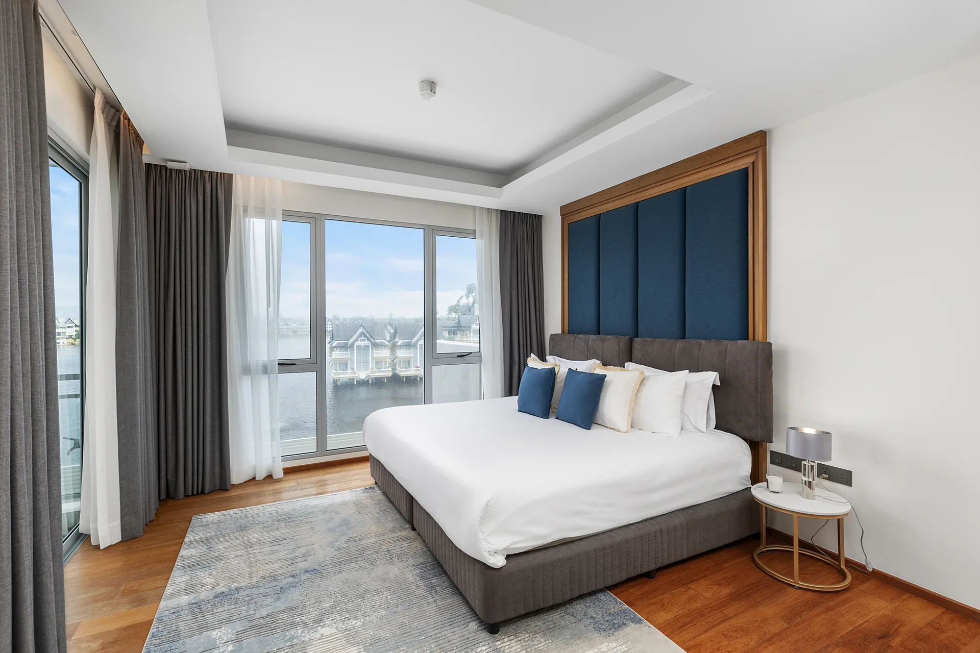 Master Bedroom with Lake Views